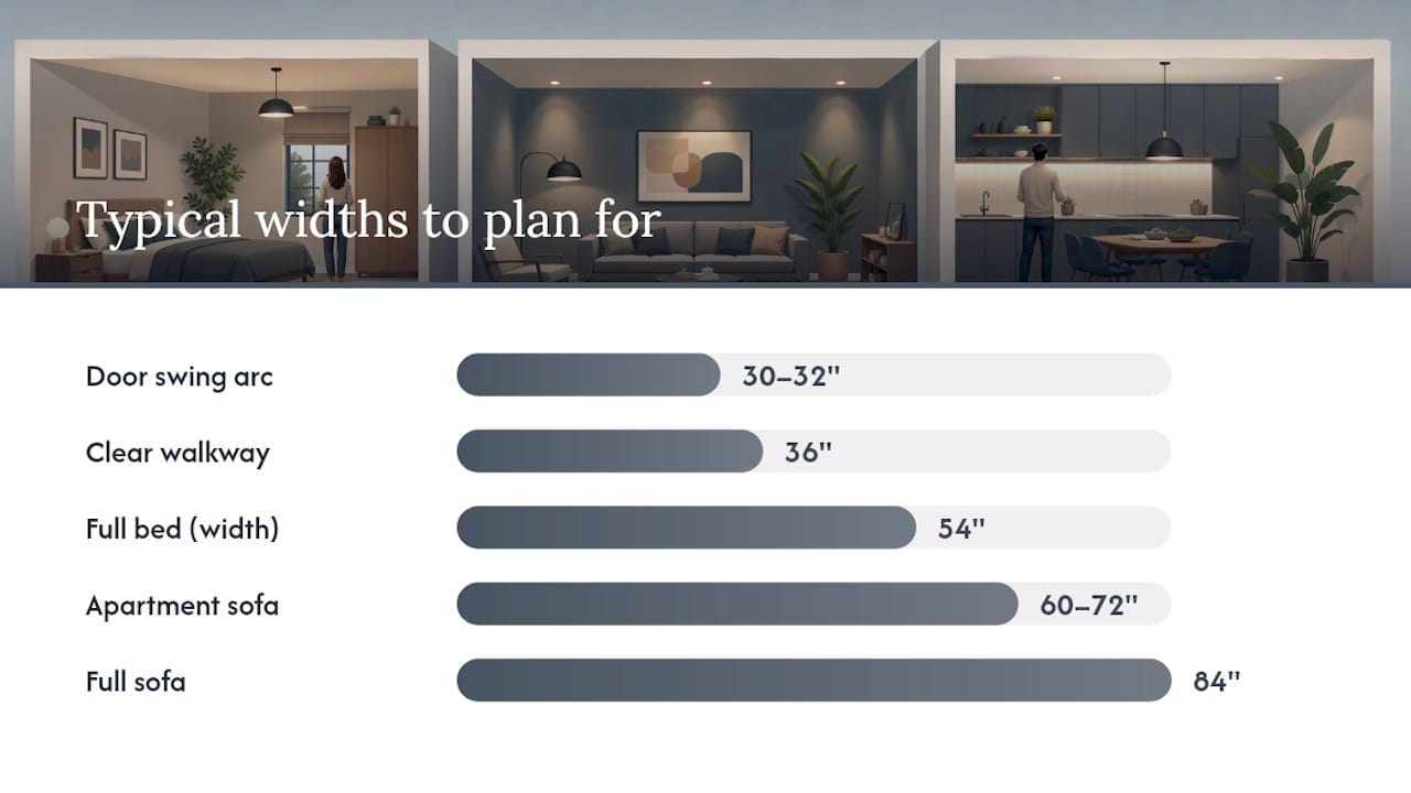 How do you make 350 sq ft genuinely livable? — overview diagram