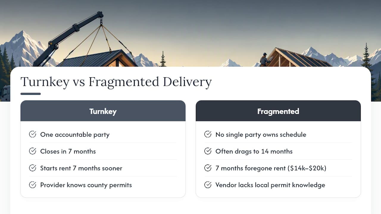 Why turnkey delivery changes the outcome — overview diagram
