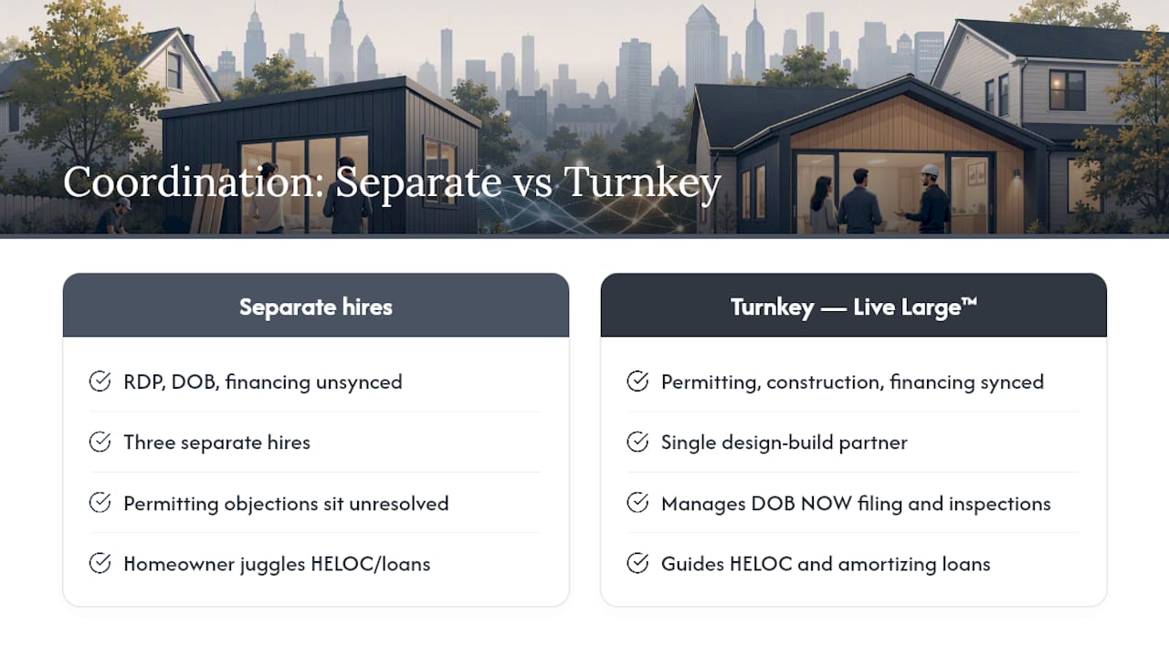 Live Large™'s Take on Getting an ADU Built in New York — overview diagram